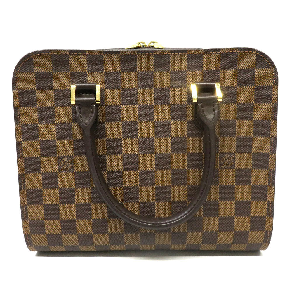 LOUIS VUITTON Triana Damier Ebene Brown Handbag